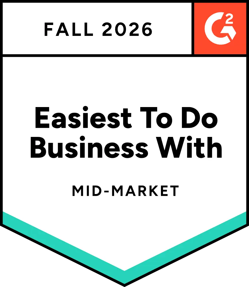 G2 Fall 2026 Easiest To Do Business With