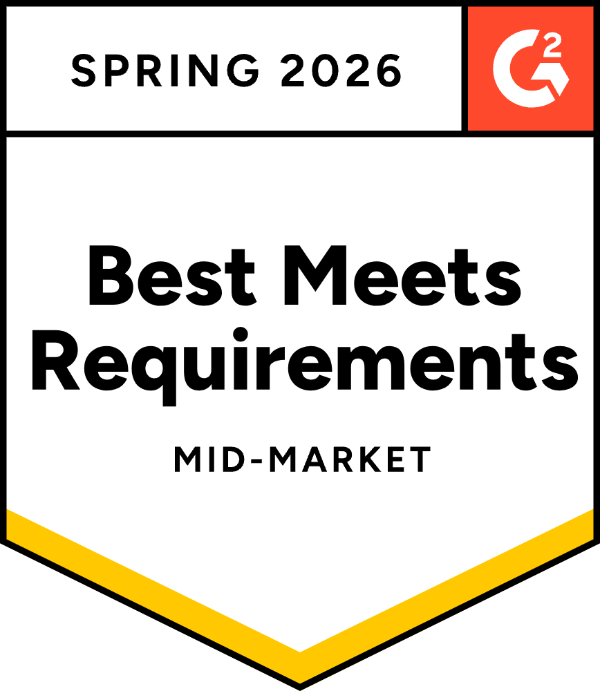 G2 Spring 2026 Best Meets Requirements Mid-Market