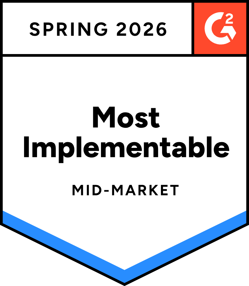 G2 Spring 2026 Most Implementable Mid-Market