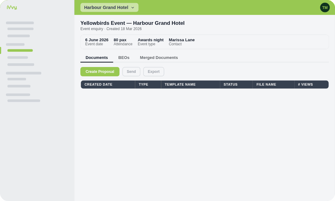 iVvy AI proposal generation